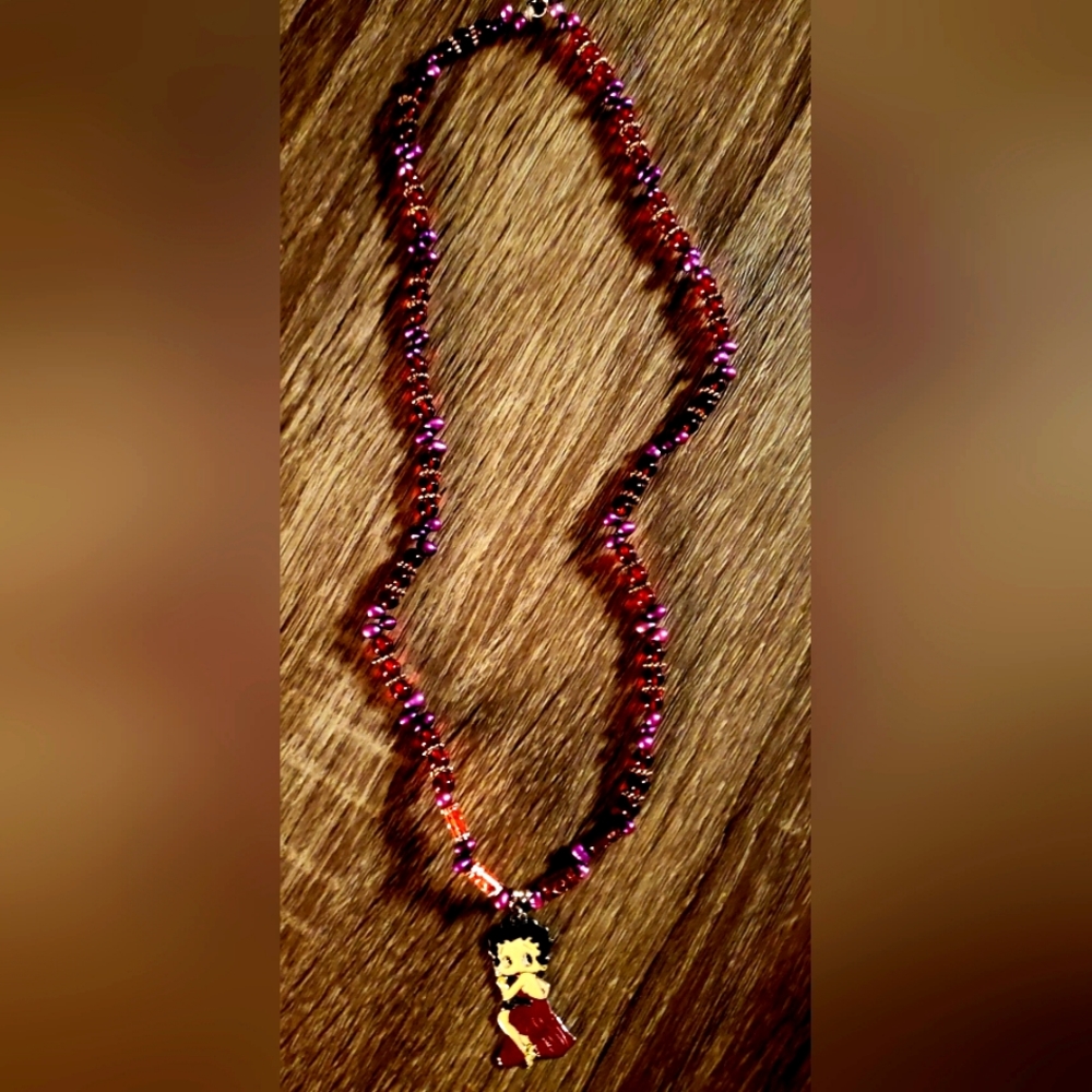 24" Betty Boop Necklace